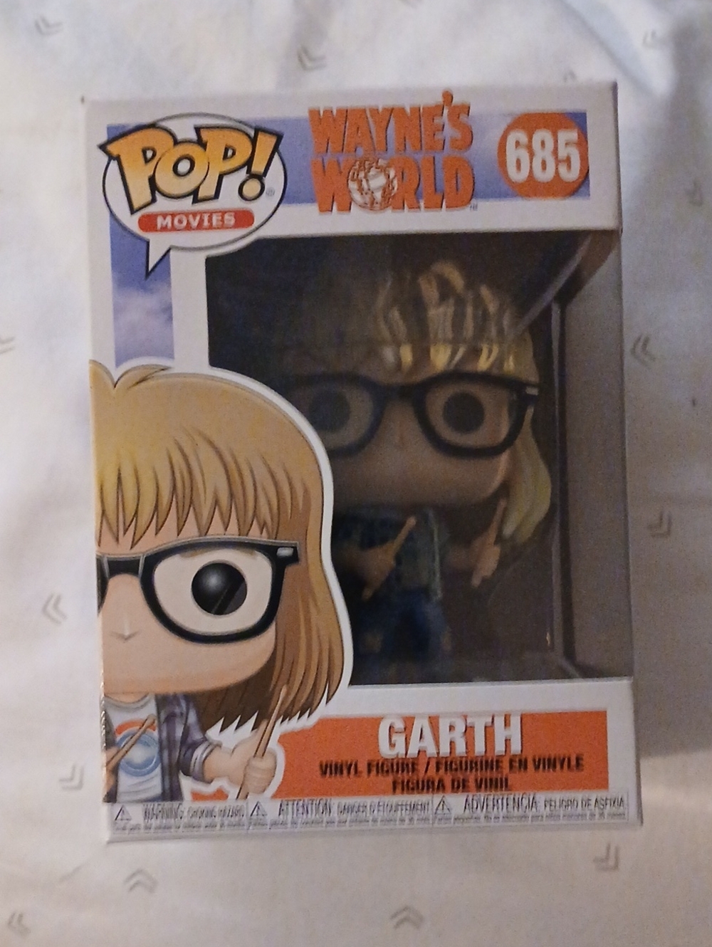 Funko Garth POP! Figure - Blonde Hair, Black Glasses